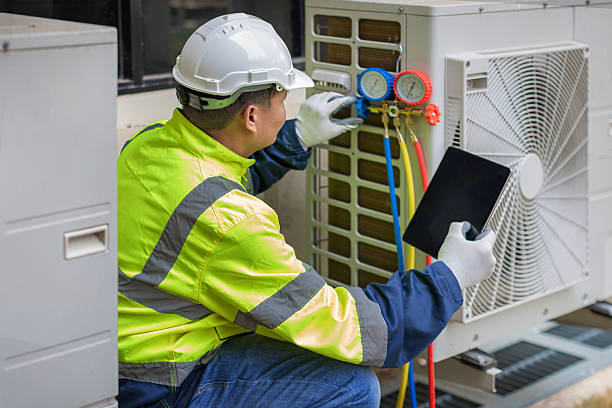 Professional Ac Installation technician working in Monroe, NY